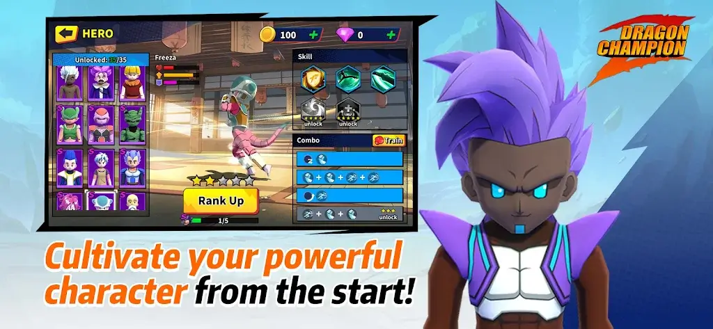 Dragon Champion Z v1.0.200803 MOD APK (Attack, God Multiplier)