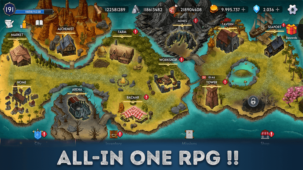 Dragon Monster Hunter Idle RPG v0.9190 APK (Inject Moneys)