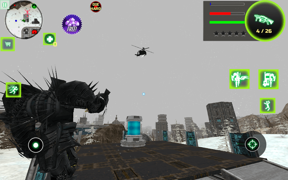 Dragon Robot 2 v2.5.5 MOD APK (God Mode, Money, Weapon)