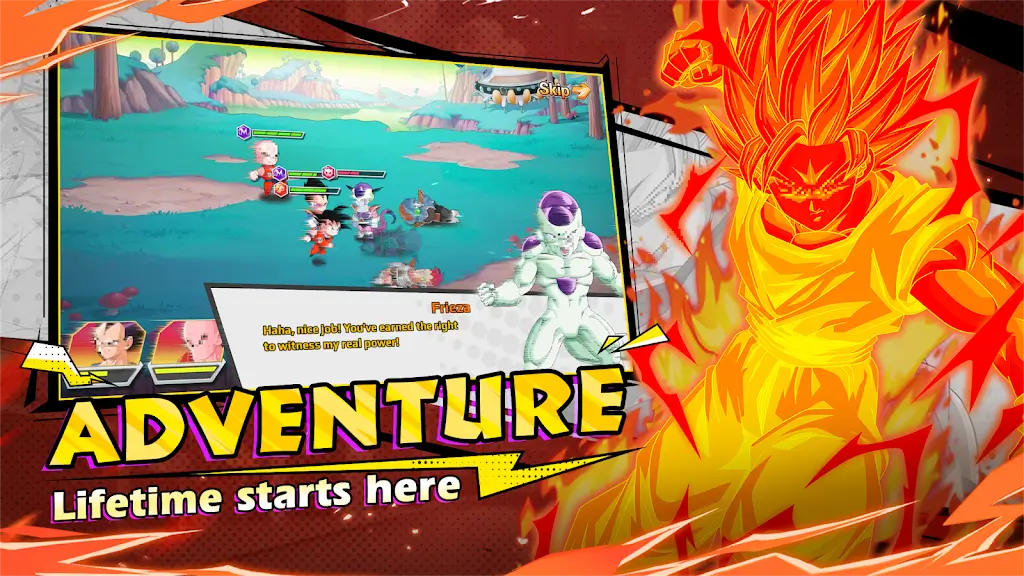Dragon Z Warrior-Ultimate Duel v1.1.0 MOD APK (Damage & Defense Multipliers, God Mode)