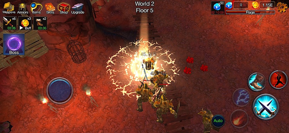 Dungeon Clash v2.1.36 MOD APK (Unlimited Gold/Diamonds/Materials)