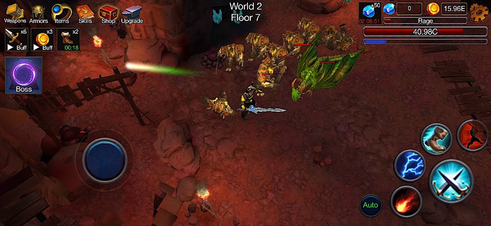 Dungeon Clash v2.1.36 MOD APK (Unlimited Gold/Diamonds/Materials)