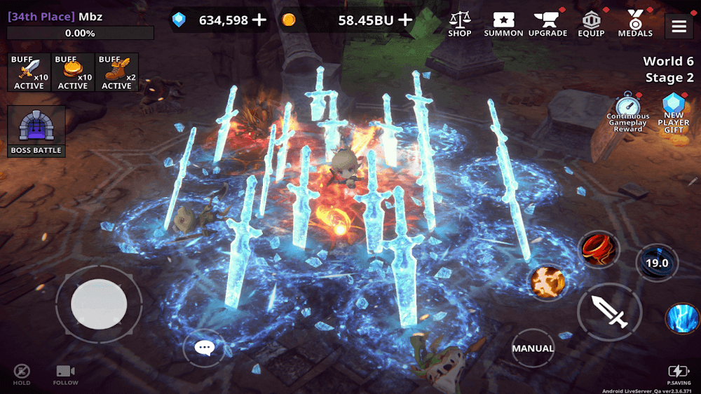 Dungeon Knight v2.18.0 MOD APK (Menu, Damage, Attack Speed, Gold Multiplier)