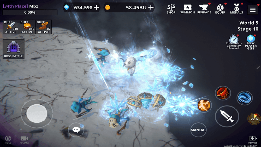 Dungeon Knight v2.18.0 MOD APK (Menu, Damage, Attack Speed, Gold Multiplier)