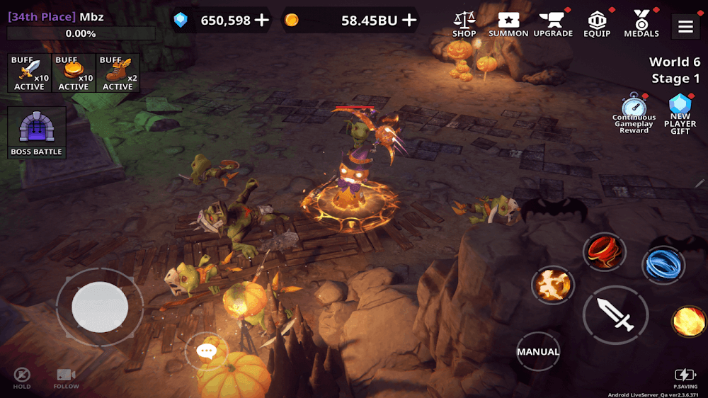 Dungeon Knight v2.18.0 MOD APK (Menu, Damage, Attack Speed, Gold Multiplier)