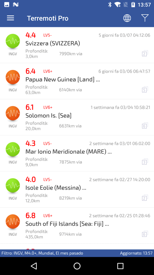 Earthquakes Pro v3.6.1 APK (PAID/Patched)
