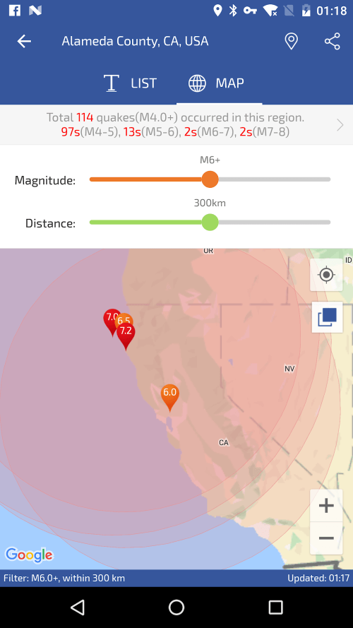 Earthquakes Pro v3.6.1 APK (PAID/Patched)
