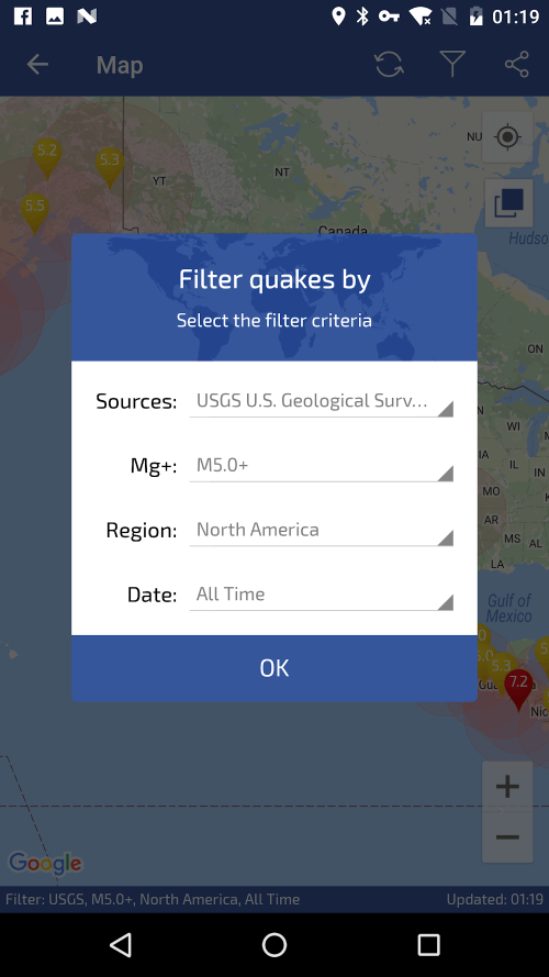 Earthquakes Pro v3.6.1 APK (PAID/Patched)