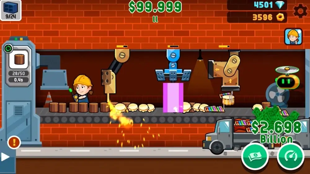 Factory Inc. v2.3.82 MOD APK (Unlimited Money)