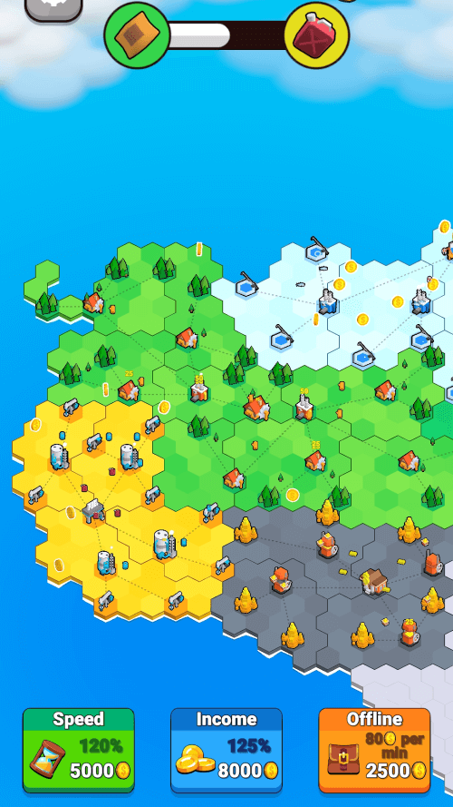 Factory World: Connect Map v1.63.1 MOD APK (Unlimited Coins)