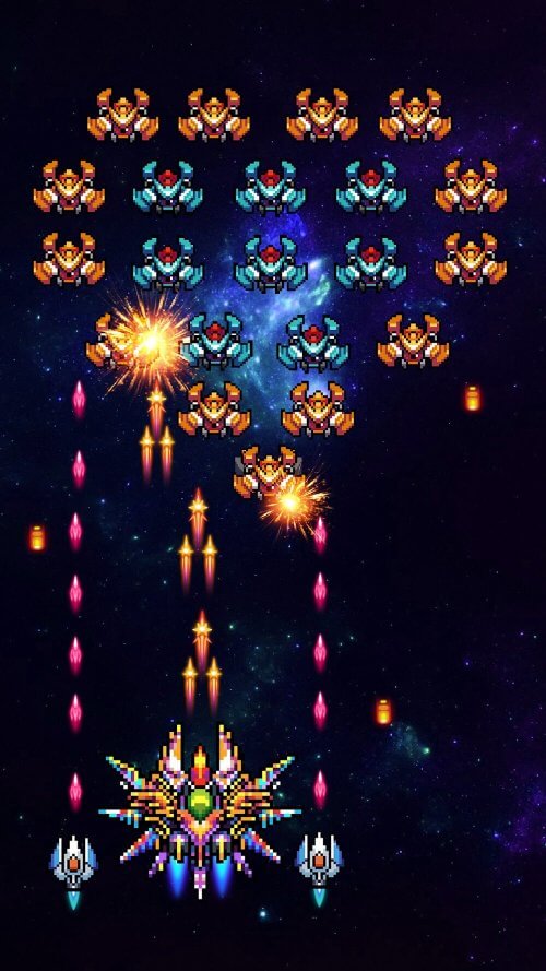 Falcon: Classic Space Invaders v100.75 MOD APK (Unlimited Money)