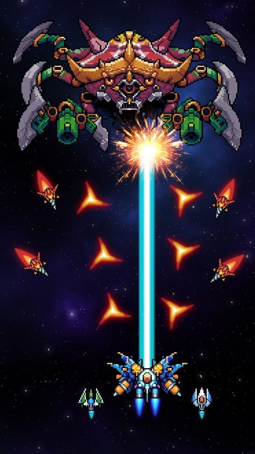 Falcon: Classic Space Invaders v100.75 MOD APK (Unlimited Money)