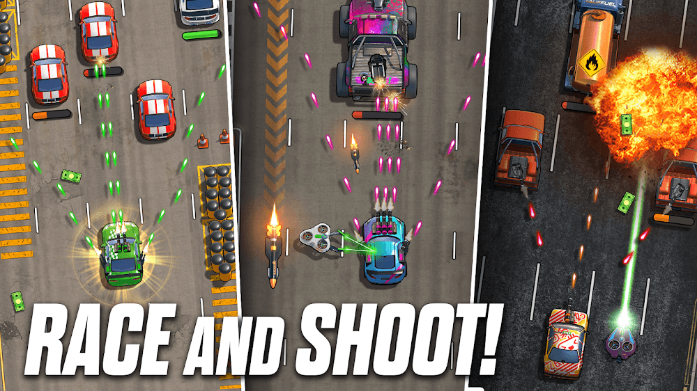 Fastlane: Road to Revenge v1.52.0.0 MOD APK (God Mode, Unlimited Money)