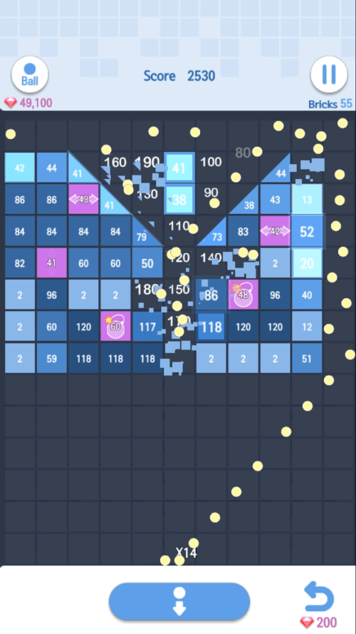 Final Bricks Breaker v1.0.86 MOD APK (Unlimited Diamonds, One Hit)