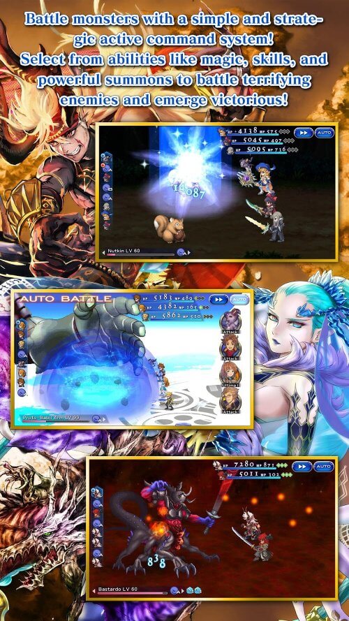 FINAL FANTASY DIMENSIONS II v1.0.7 MOD APK (Full Version, God Mode)
