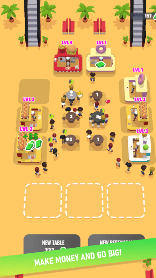 Food Court Idle v0.1 MOD APK (Unlimited Money)