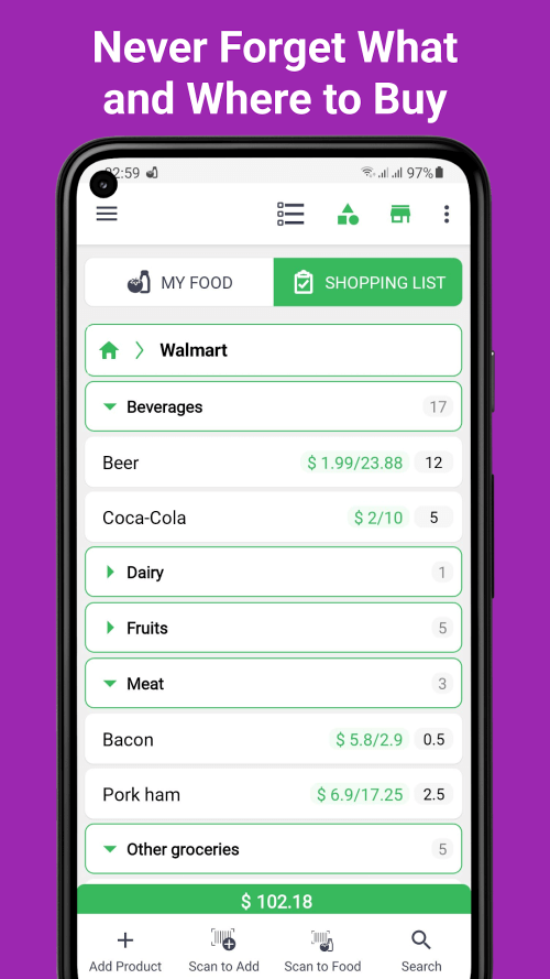 Food List Tracking & Shopping v1.0.35 MOD APK (Premium Unlocked)