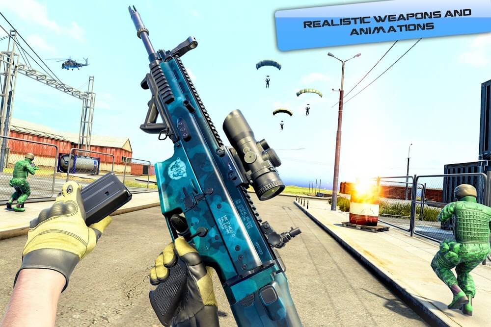 Fps Critical Shooting Strike Warzone Antiterrorism v1.0.5 MOD APK (God Mode, Dumb Enemy)