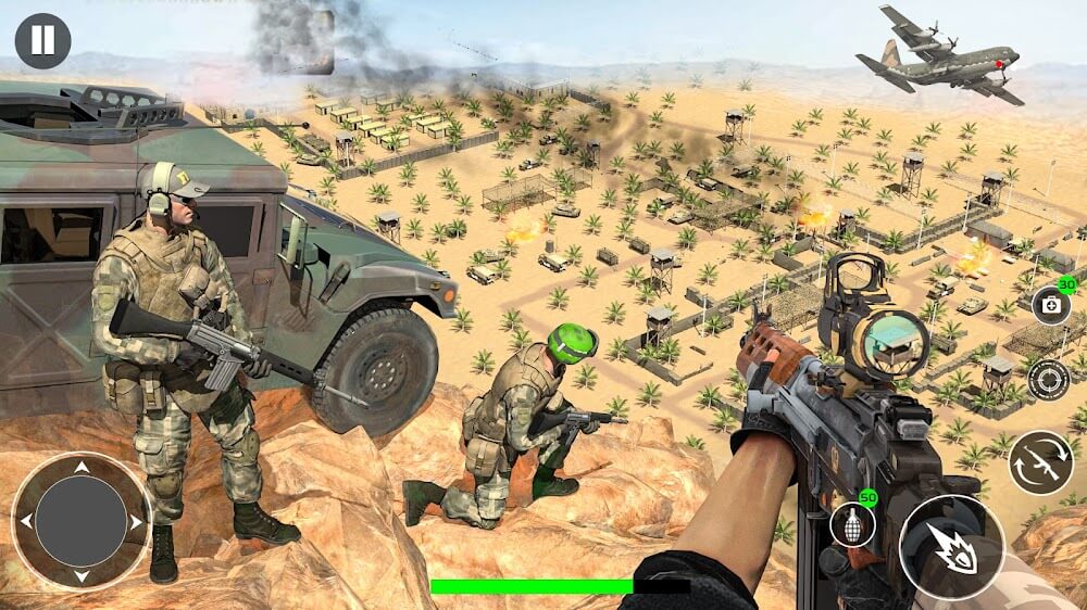 FPS Honor: Special Forces v1.18 MOD APK (God Mode, Dumb Enemy)