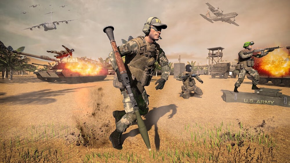 FPS Honor: Special Forces v1.18 MOD APK (God Mode, Dumb Enemy)