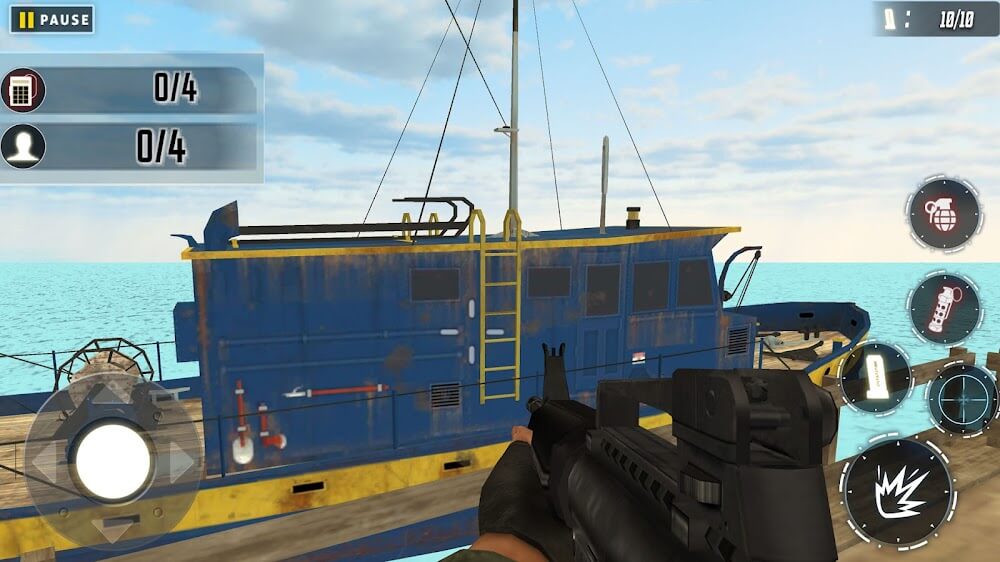 FPS Squad Battlegrounds Online v4.1.1 MOD APK (God Mode)