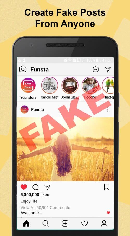 Funsta v3.6.1 MOD APK (Premium Unlocked)