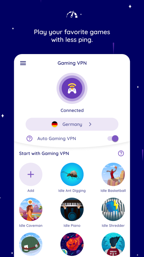 Gaming VPN v1153-1r MOD APK (VIP Unlocked)