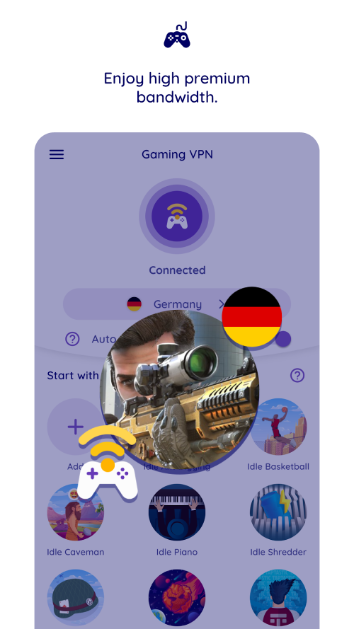Gaming VPN v1153-1r MOD APK (VIP Unlocked)