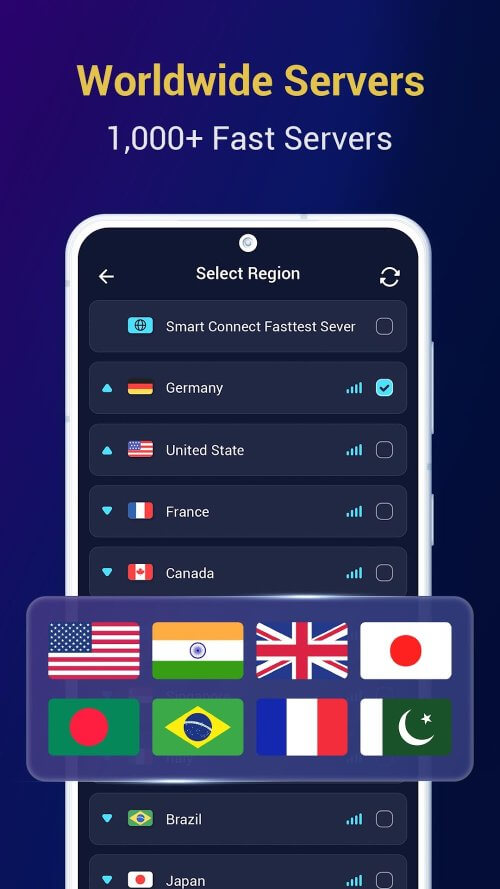 Global VPN v3.9.72 MOD APK (Premium Unlocked)