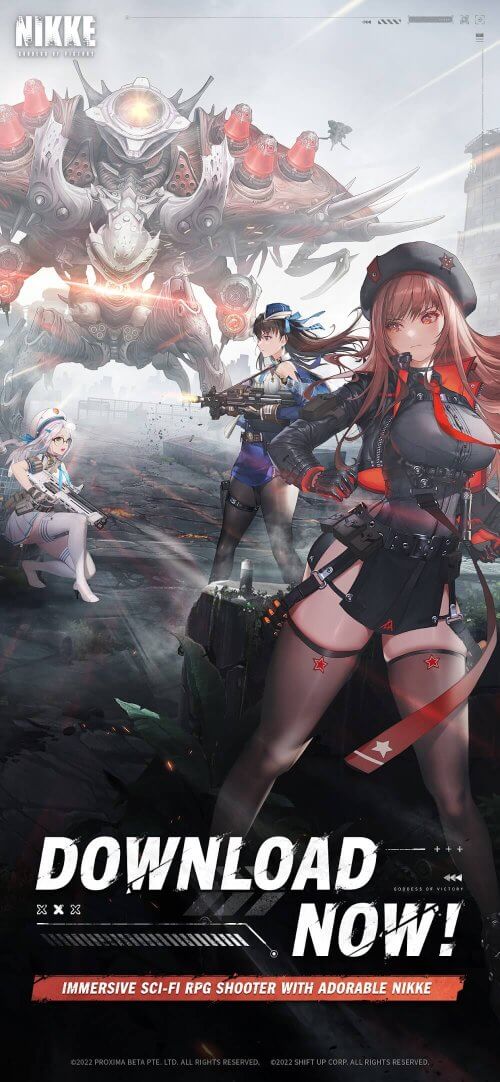 GODDESS OF VICTORY: NIKKE v143.10.2 MOD APK (God Mode, Damage, Ammo)