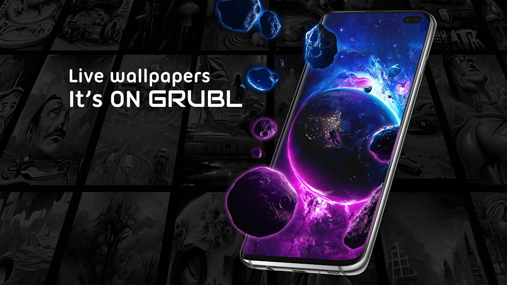 GRUBL 4D Live Wallpapers + AI v3.6.19 MOD APK (Premium Unlocked)