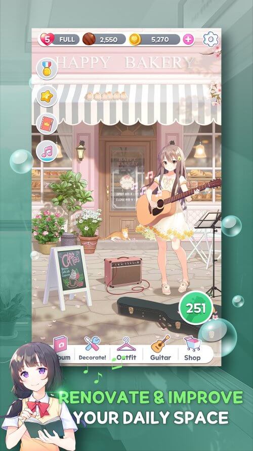 Guitar Girl Match 3 v1.2.15 MOD APK (Unlimited Money)