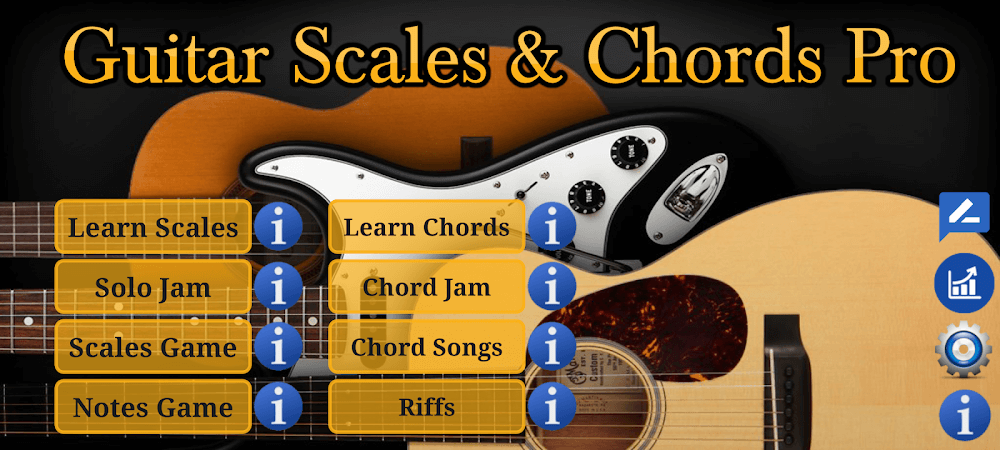 Guitar Scales & Chords Pro vLatest Libraries APK (PAID/Patched)