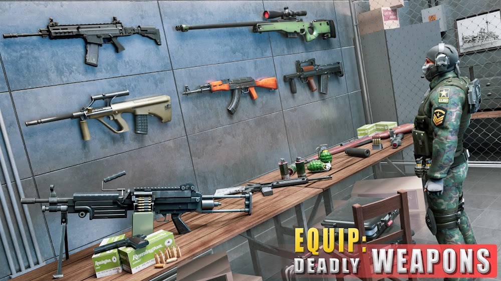 Freedom Strike: Shooting Games v1.58 MOD APK (Dumb Enemy | God Mode)