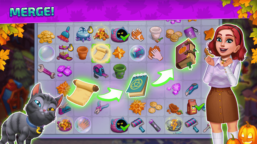 Halloween Merge v1.67 MOD APK (Free Shopping)