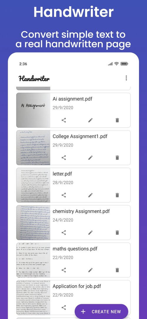 Handwriter v1.9.0 MOD APK (Premium Unlocked)
