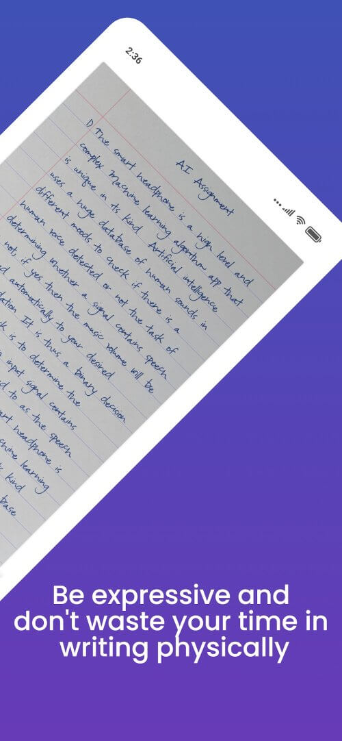 Handwriter v1.9.0 MOD APK (Premium Unlocked)