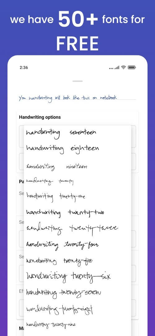 Handwriter v1.9.0 MOD APK (Premium Unlocked)
