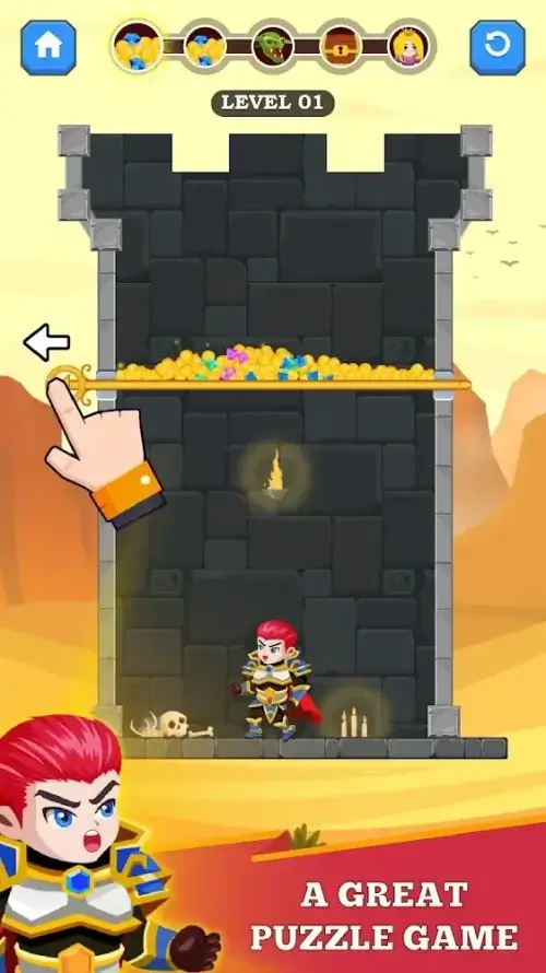Hero Rescue v1.3.7 MOD APK (Unlimited Coins, Hearts)