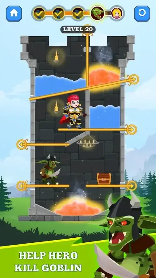 Hero Rescue v1.3.7 MOD APK (Unlimited Coins, Hearts)