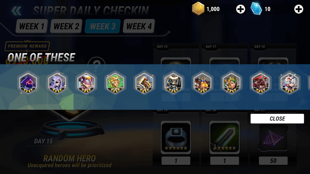 Heroes Infinity Premium v1.38.0 MOD APK (Unlimited Money)