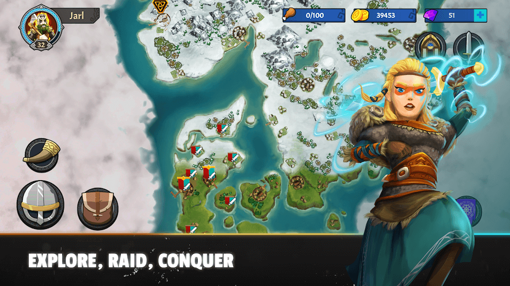 Heroes of Valhalla v1.22.0 MOD APK (One Hit, God Mode, No Skill CD)