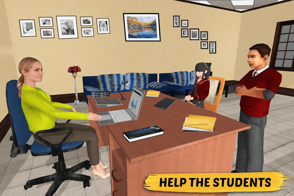 High School Teacher Games Life v1.22 MOD APK (Unlock All Levels)