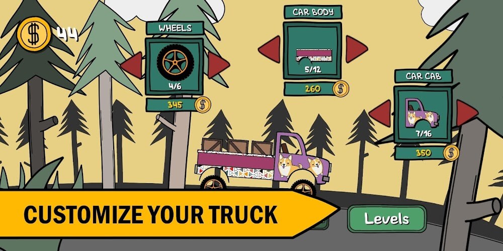 Hill Climb Trucker! v1.03 MOD APK (Unlimited Money)