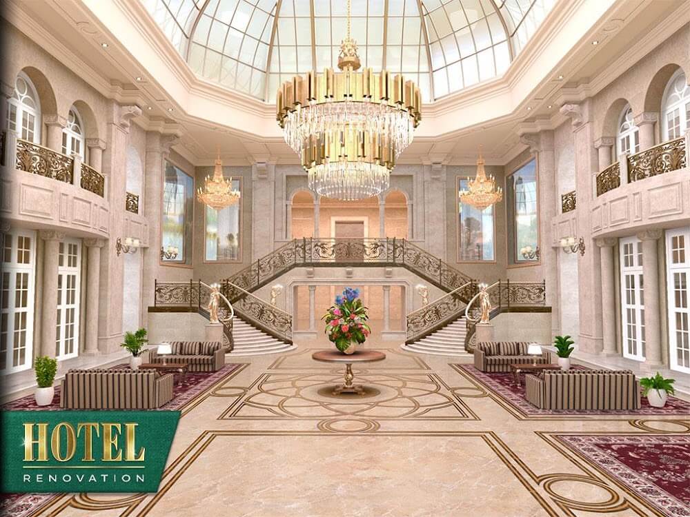 Home Design - Hotel Renovation v3.6.4 MOD APK (Unlimited Coins, Jewels, Lives)