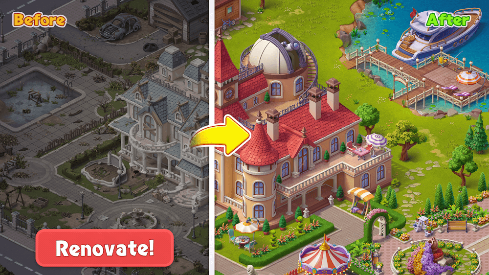 Home Mansion: Makeover Dream v1.309.13400 MOD APK (Unlimited Money)