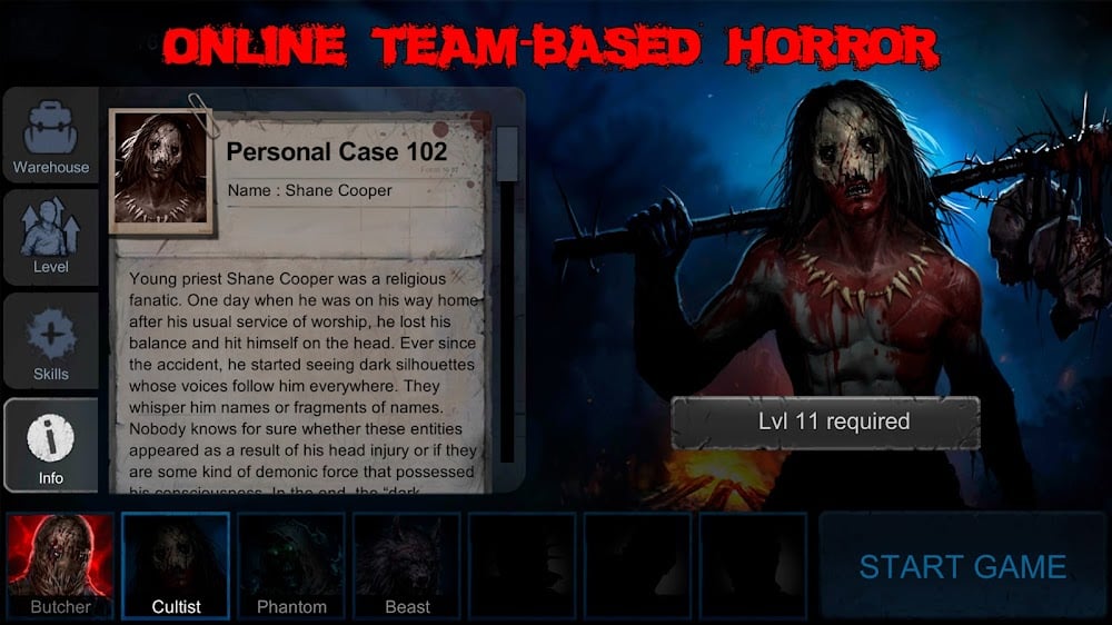 Horrorfield v1.9.3 MOD APK (Freeze Enemies, Enable Massacre-Potion, Premium Unlocked)