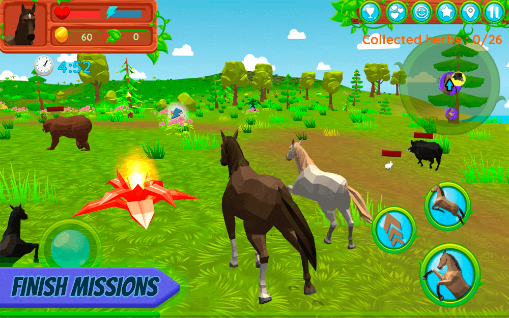 Horse Family v1.063 MOD APK (Unlimited Coins, Foods)