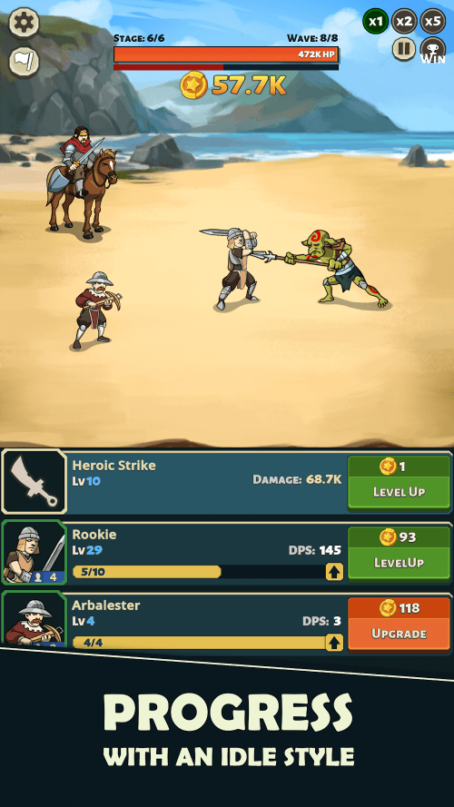 Idle Bounty Adventures v1.3.2317 MOD APK (Unlimited Money, Speed)
