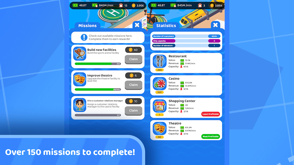 Idle Cruise Ship Simulator v1.1.7 MOD APK (Unlimited Money)